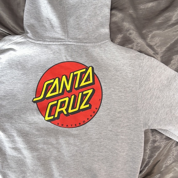 Grey Santa Cruz Hoodie (Size S) - Picture 3 of 3